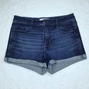 Hollister Dark Blue Denim Jean Shorts